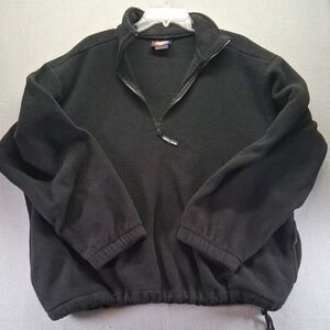 Hartwell Viasport Men Pimco Funds Black Fleece Quarter Zip Swerater Size XL